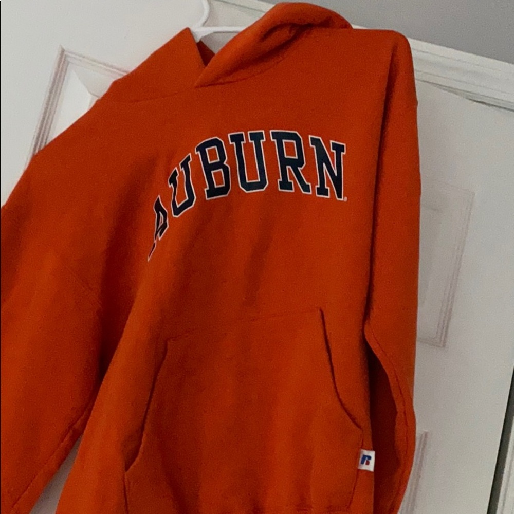 An orange sweater!